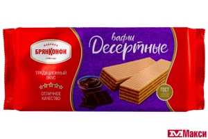 ВАФЛИ "ДЕСЕРТНЫЕ" 190Г (БРЯНКОНФИ)