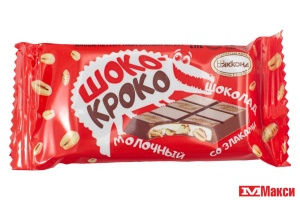 ШОКОЛАД МОЛОЧНЫЙ "ШОКО-КРОКО" СО ЗЛАКАМИ 23Г (АККОНД)