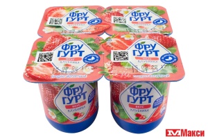 ПРОДУКТ ЙОГУРТНЫЙ "ФРУГУРТ" 2,5% 115Г (ВБД) (БЗМЖ)(клубника)
