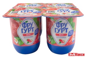 ПРОДУКТ ЙОГУРТНЫЙ "ФРУГУРТ" 2,5% 115Г (ВБД) (БЗМЖ)(клубника)