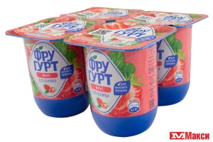ПРОДУКТ ЙОГУРТНЫЙ "ФРУГУРТ" 2,5% 115Г (ВБД) (БЗМЖ)(клубника)