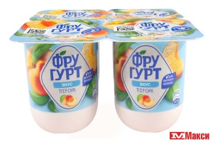 ПРОДУКТ ЙОГУРТНЫЙ "ФРУГУРТ" 2,5% 115Г (ВБД) (БЗМЖ)(персик)