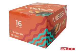 ШОКОЛАДНЫЙ БАТОНЧИК "GOOD VIBES" С КАРАМЕЛЬЮ И АРАХИСОМ В ШОКОЛАДНОЙ ГЛАЗУРИ 40Г (КОНДИТЕР-МАСТЕР)