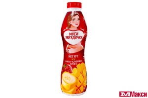 ЙОГУРТ ПИТЬЕВОЙ "ЧУДО" 1,9% 680Г (ВБД) (БЗМЖ) (банан-клубника-манго)