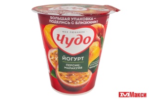 ЙОГУРТ "ЧУДО" ФРУКТОВЫЙ 2% 290Г (ВБД) (БЗМЖ)(персик-маракуйя)