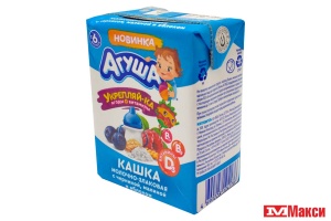 КАША МОЛОЧНАЯ "АГУША.УКРЕПЛЯЙ-КА" 2,7% 200МЛ (ВБД) (БЗМЖ)(злаковая с черникой,малиной и яблоком)