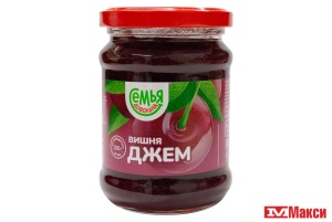 ДЖЕМ ВИШНЕВЫЙ 320Г СТ/Б (СЕМЬЯ ДОВОЛЬНА)