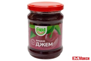 ДЖЕМ ВИШНЕВЫЙ 320Г СТ/Б (СЕМЬЯ ДОВОЛЬНА)