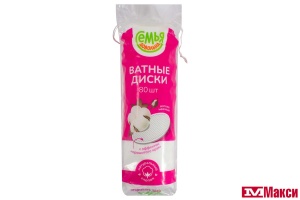 ДИСКИ ВАТНЫЕ 80ШТ (СЕМЬЯ ДОВОЛЬНА)