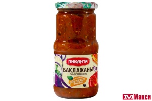 БАКЛАЖАНЫ ПО-ДОМАШНЕМУ 450Г СТ/Б (ПИКАНТА)