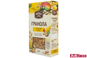 ГРАНОЛА С МИНДАЛЕМ И МАНГО 300Г (ФЕРМА БРАТЬЕВ ПЕТРОВЫХ)