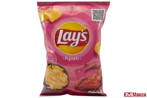 ЧИПСЫ "LAY'S" КРАБ 70Г (PEPSI)