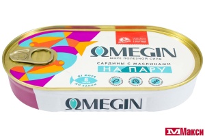 САЛАКА "OMEGIN" В МАСЛЕ С МАСЛИНАМИ 175Г Ж/Б КЛЮЧ (ЗА РОДИНУ)