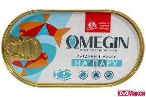 САЛАКА "OMEGIN" В МАСЛЕ 175Г Ж/Б КЛЮЧ (ЗА РОДИНУ)