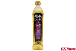 МАСЛО ПОДСОЛНЕЧНОЕ "ALMADOR" С АРОМАТОМ ЧЕСНОКА РАФ. 0,75Л