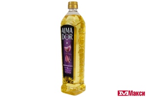 МАСЛО ПОДСОЛНЕЧНОЕ "ALMADOR" С АРОМАТОМ ЧЕСНОКА РАФ. 0,75Л