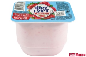 ЙОГУРТ "ФРУГУРТ" 2% 240Г ВАННОЧКА (ВБД) (БЗМЖ)(клубника малина)