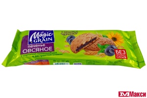 ПЕЧЕНЬЕ "MAGIC GRAIN" ОВСЯНОЕ С ТОПИНАМБУРОМ И ЭКСТРАКТОМ СТЕВИИ 180Г