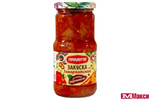 ЗАКУСКА "ЗАКАРПАТСКАЯ" 460Г СТ/Б (ПИКАНТА)