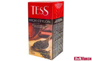 ЧАЙ "TESS" HIGH CEYLON ЧЕРНЫЙ 25ПАКЕТИКОВ (ОРИМИ-ТРЭЙД)