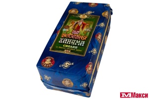 СЫР "CEZARE" ВЕСЕЛАЯ ХАНУМА СО ВКУСОМ ГРЕЦКОГО ОРЕХА 45% (БЕЛАРУСЬ) (БЗМЖ)[средн вес 5]