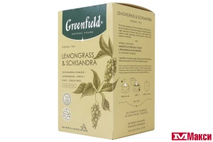 НАПИТОК ЧАЙНЫЙ "GREENFIELD" NATURAL TISANE LEMONGRASS & SCHISANDRA 20ПИРАМИДОК (ОРИМИ-ТРЭЙД) 