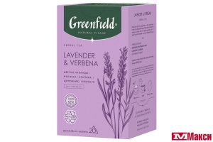 НАПИТОК ЧАЙНЫЙ "GREENFIELD" NATURAL TISANE LAVENSER&VERBENA 20ПИРАМИДОК (ОРИМИ-ТРЭЙД) 