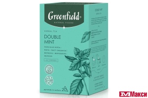 НАПИТОК ЧАЙНЫЙ "GREENFIELD" NATURAL TISANE DOUBLE MINT 20ПИРАМИДОК (ОРИМИ-ТРЭЙД) 
