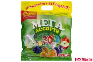 КАША БЫСТРОГО ПРИГОТОВЛЕНИЯ "ЯСНО СОЛНЫШКО" ОВСЯНАЯ МЕГА АССОРТИ 35ГХ30ШТ