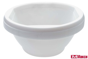 ТАРЕЛКА ОДНОРАЗОВАЯ ГЛУБОКАЯ БЕЛАЯ 0,6Л 12ШТ (СЕМЬЯ ДОВОЛЬНА)