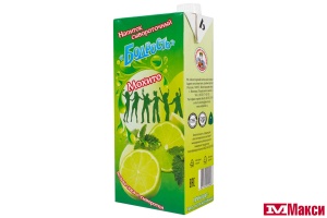 НАПИТОК СЫВОРОТОЧНЫЙ "БОДРОСТЬ" С СОКОМ УЛЬТРАПАСТЕРИЗОВАННЫЙ 950МЛ 0% (ВМОЛК) (БЗМЖ)(со вкусом мохито)