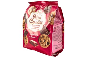 ПЕЧЕНЬЕ СДОБНОЕ "MINI СOOKIES" 200Г (БРЯНКОНФИ)(с кусочками шоколада)