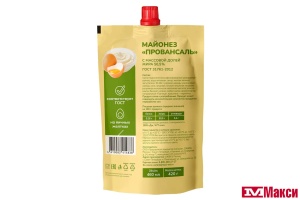МАЙОНЕЗ "ПРОВАНСАЛЬ" КЛАССИЧЕСКИЙ 50,5% 420Г ПАКЕТ (СЕМЬЯ ДОВОЛЬНА)