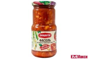 ФАСОЛЬ (ПИКАНТА) ПЕЧЕНАЯ В ТОМАТНОМ СОУСЕ 470Г СТ/Б