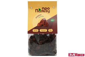 ФРУКТЫ СУШЕНЫЕ ИЗЮМ ДЖАМБО ЧЕРНЫЙ 200Г (ПРОПОЛЬЗУ)