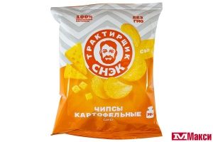 ЧИПСЫ КАРТОФЕЛЬНЫЕ СО ВКУСОМ СЫРА "ТРАКТИРЩИК СНЭК" 70Г