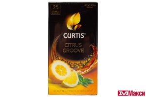 ЧАЙ (МАЙ) "CURTIS" CITRUS GROOVE ЧЕРНЫЙ 25 ПАКЕТИКОВ