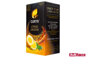 ЧАЙ (МАЙ) "CURTIS" CITRUS GROOVE ЧЕРНЫЙ 25 ПАКЕТИКОВ