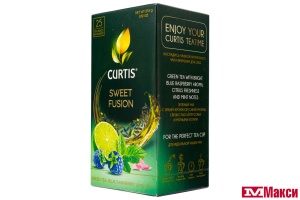 ЧАЙ (МАЙ) "CURTIS" SWEET FUSION ЗЕЛЕНЫЙ 25ПАКЕТИКОВ