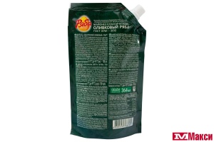 МАЙОНЕЗ "РЯБА" КЛАССИЧЕСКИЙ ОЛИВКОВЫЙ 50,5% 350Г ПАКЕТ (НМЖК)