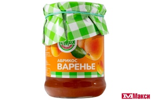 ВАРЕНЬЕ АБРИКОСОВОЕ 320Г СТ/Б (СЕМЬЯ ДОВОЛЬНА)