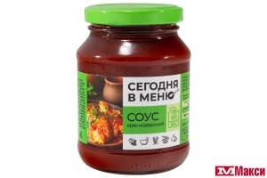 СОУС ТОМАТНЫЙ "СЕГОДНЯ В МЕНЮ" КРАСНОДАРСКИЙ 270Г СТ/Б
