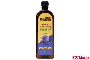 МАСЛО ЛЬНЯНОЕ "ВОЛОГОДСКОЕ" 500МЛ ПЭТ (ПРОПОЛЬЗУ)