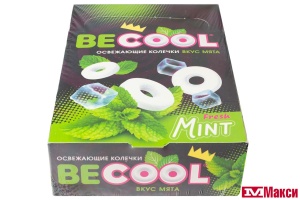 КОНФЕТА "BE COOL" МЯТНЫЕ КОЛЕЧКИ 30Г (ЭВРИКА)
