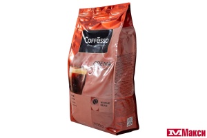 КОФЕ В ЗЕРНАХ "COFFESSO" CREMA 1000Г ПАКЕТ (МАЙ)