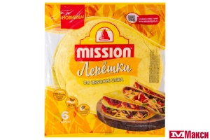 ЛЕПЕШКИ (MISSION) CО ВКУСОМ СЫРА 250Г