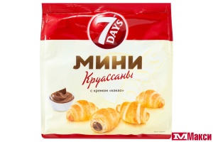КРУАССАНЫ "7 DAYS" МИНИ 176Г(какао)