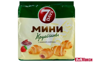 КРУАССАНЫ "7 DAYS" МИНИ 265Г(клубника)