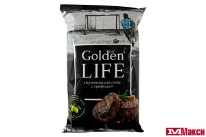 ЧИПСЫ "GOLDEN LIFE" АРГЕНТИНСКИЙ СТЕЙК С ТРЮФЕЛЕМ 90Г (МОСКОВСКИЙ КАРТОФЕЛЬ) 