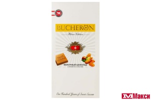 ШОКОЛАД "BUCHERON" BLANC EDITION МОЛОЧНЫЙ С ИЗЮМОМ И ОРЕХАМИ 85Г